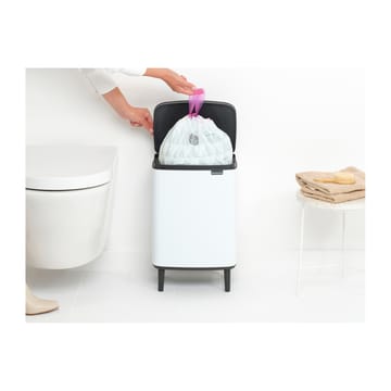 Cestino per la pattumiera Bo, alto, 12 L - Bianco - Brabantia