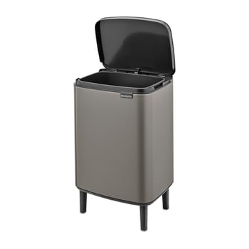 Cestino per la pattumiera Bo, alto, 12 L - Platinum - Brabantia