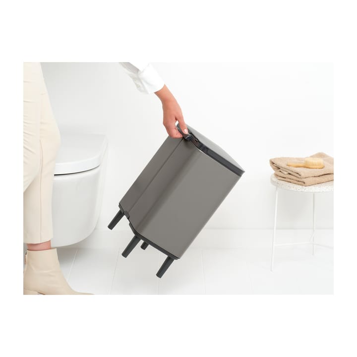 Cestino per la pattumiera Bo, alto, 12 L, Platinum Brabantia