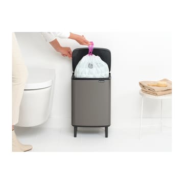 Cestino per la pattumiera Bo, alto, 12 L - Platinum - Brabantia