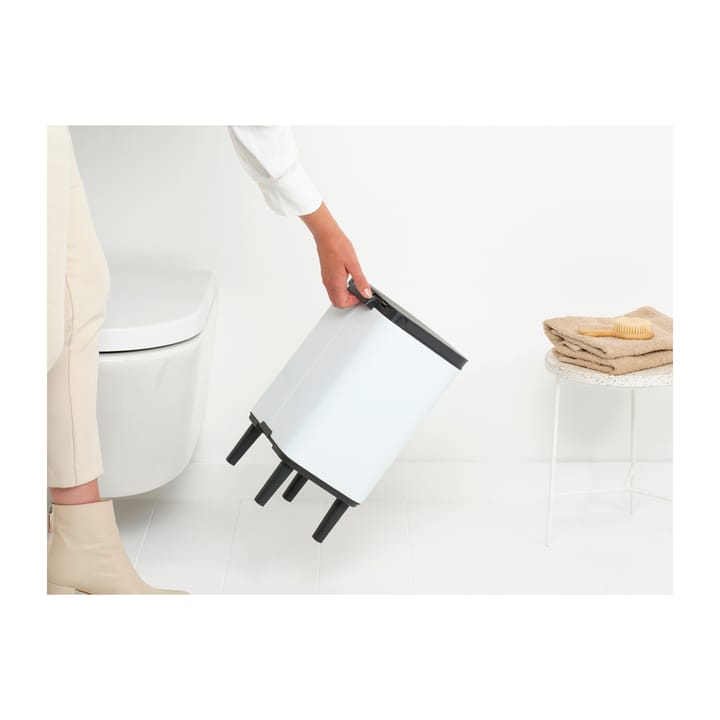 Cestino per la pattumiera Bo, alto, 7 L, Bianco Brabantia