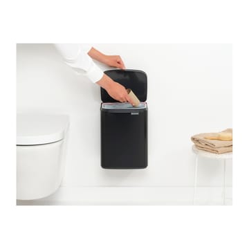 Cestino per la patumiera Bo da 7 L - Matte black - Brabantia