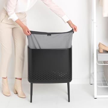 Cesto biancheria Bo 60 L - nero opaco - Brabantia