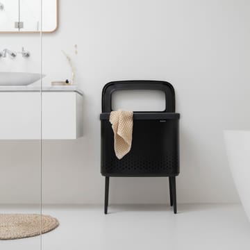 Cesto biancheria Bo 60 L - nero opaco - Brabantia