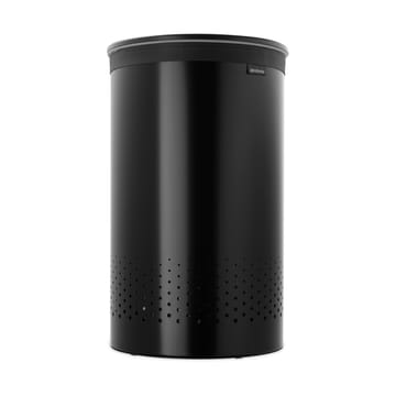 Cesto per la biancheria Brabantia con coperchio in plastica 60 L - Nero opaco - Brabantia