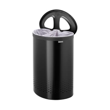 Cesto per la biancheria Brabantia Selector 55 L - Nero opaco - Brabantia