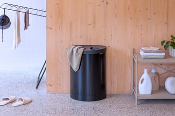 Cesto per la biancheria Brabantia Selector 55 L - Nero opaco - Brabantia