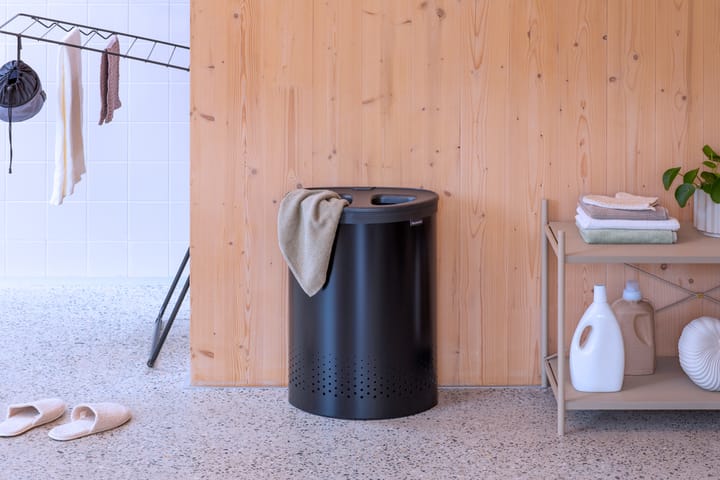 Cesto per la biancheria Brabantia Selector 55 L, Nero opaco Brabantia