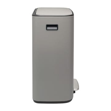 Pattumiera a pedale 2x30 L - Mineral concrete grey - Brabantia