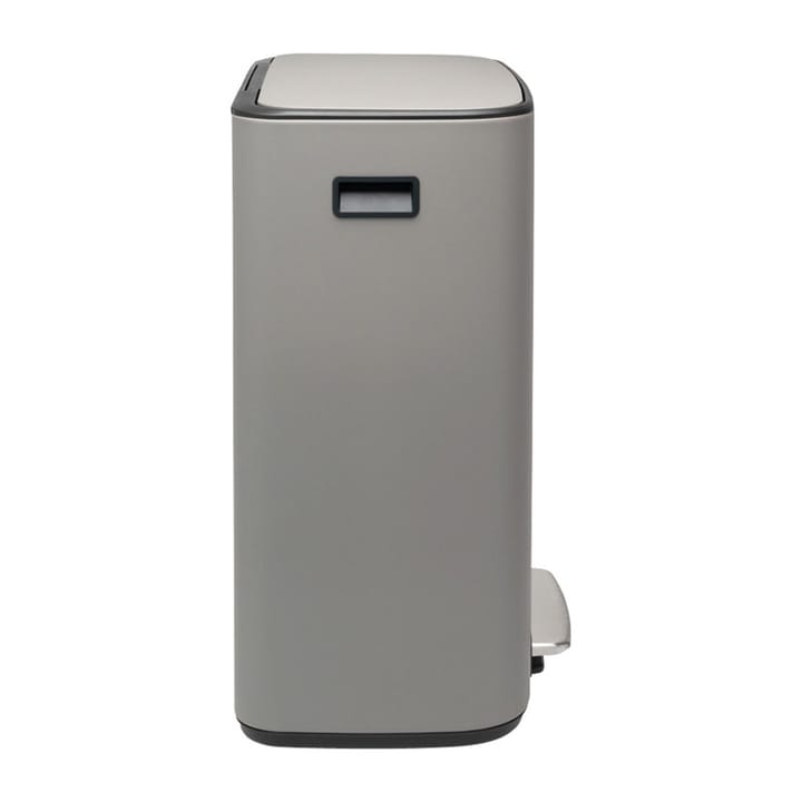 Pattumiera a pedale 2x30 L, Mineral concrete grey Brabantia