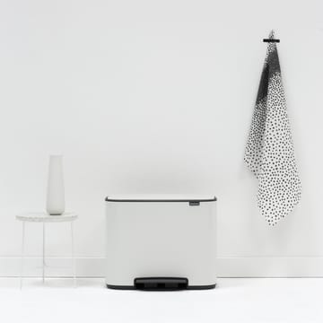 Pattumiera a pedale Bo 3+11 L - bianco - Brabantia