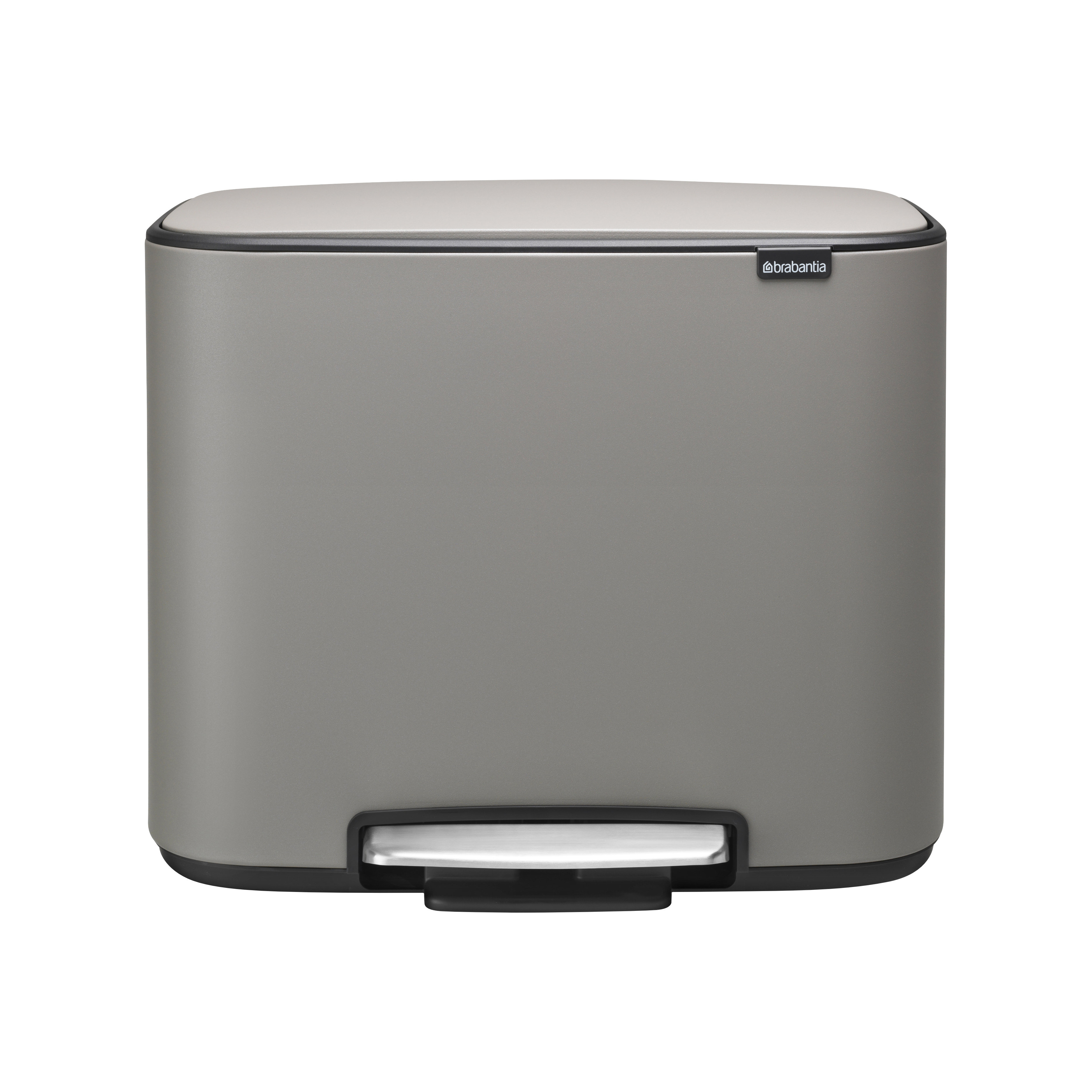 BRABANTIA Pattumiera Bo Touch Bin 3 Secchi 11+11+11 L Bianco