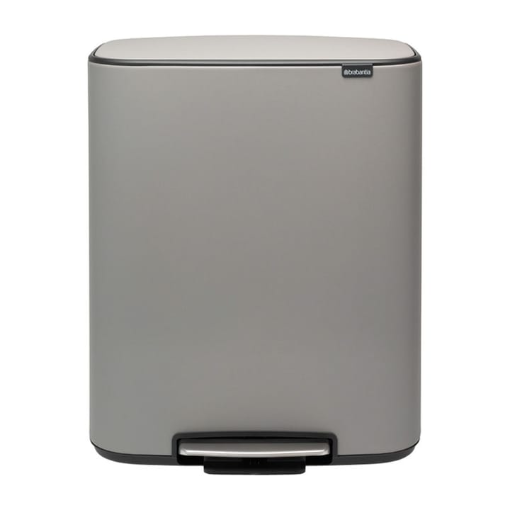 Pattumiera a pedale Bo 60 L - Mineral concrete grey - Brabantia