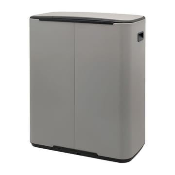 Pattumiera a pedale Bo 60 L - Mineral concrete grey - Brabantia