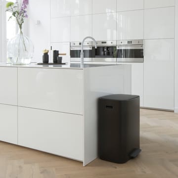 Pattumiera a pedale Bo 60 L - nero - Brabantia