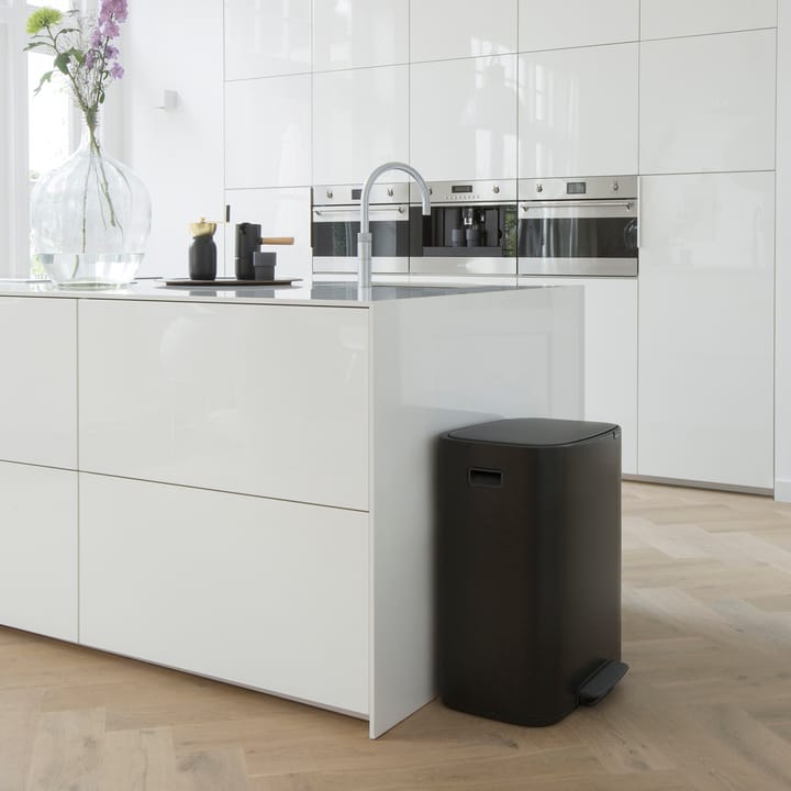 Pattumiera a pedale Bo 60 L, nero Brabantia