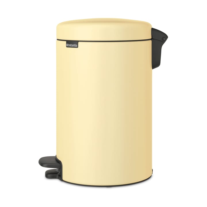 Pattumiera a pedale New Icon da 12 litri, Giallo Tenue Brabantia