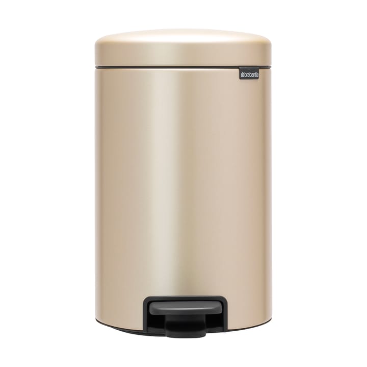 Pattumiera a pedale New Icon da 12 litri - Metallic Gold - Brabantia