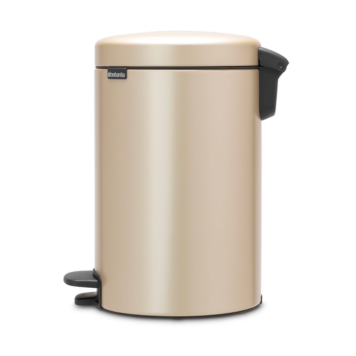 Pattumiera a pedale New Icon da 12 litri, Metallic Gold Brabantia