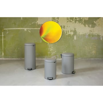 Pattumiera a pedale New Icon da 12 litri - Mineral concrete grey - Brabantia