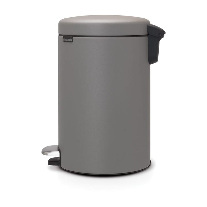 Pattumiera a pedale New Icon da 12 litri, Mineral concrete grey Brabantia