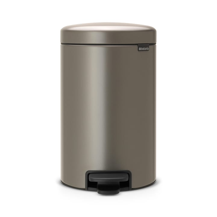 Pattumiera a pedale New Icon da 12 litri, platinum Brabantia