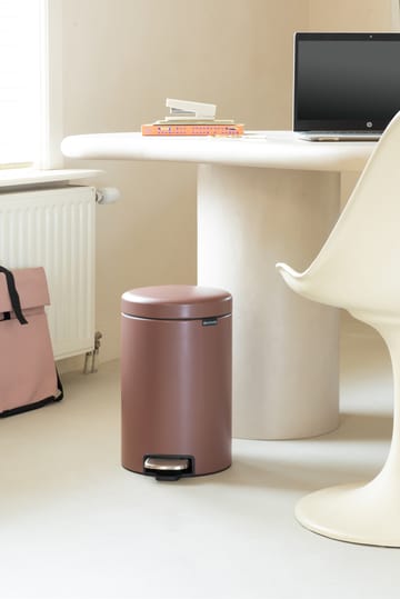 Pattumiera a pedale New Icon da 12 litri - Satin Taupe - Brabantia