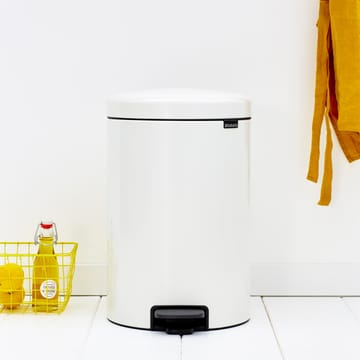 Pattumiera a pedale New Icon da 20 litri - bianco - Brabantia