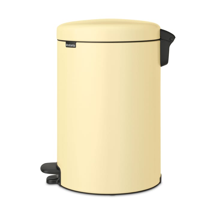 Pattumiera a pedale New Icon da 20 litri, Giallo Tenue Brabantia