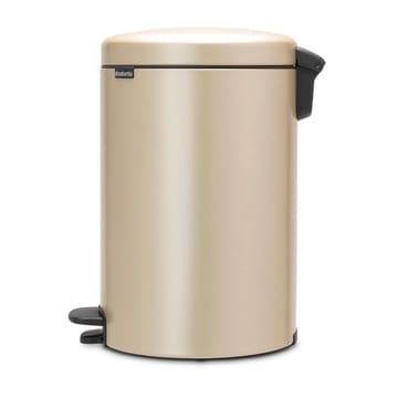 Pattumiera a pedale New Icon da 20 litri - Metallic Gold - Brabantia