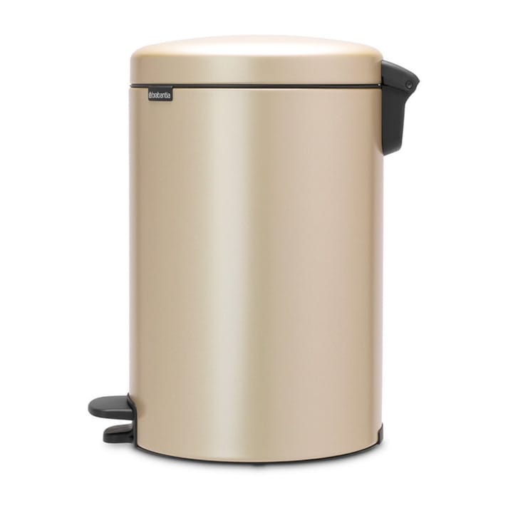 Pattumiera a pedale New Icon da 20 litri, Metallic Gold Brabantia