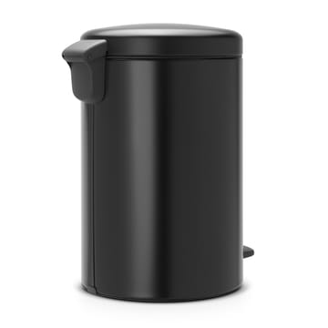 Pattumiera a pedale New Icon da 20 litri - nero opaco - Brabantia