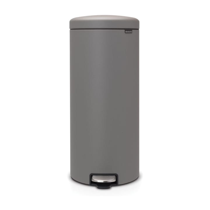 Pattumiera a pedale New Icon da 30 litri, Mineral concrete grey Brabantia