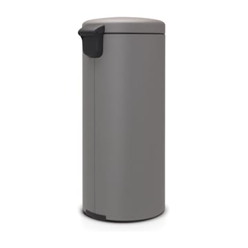 Pattumiera a pedale New Icon da 30 litri - Mineral concrete grey - Brabantia