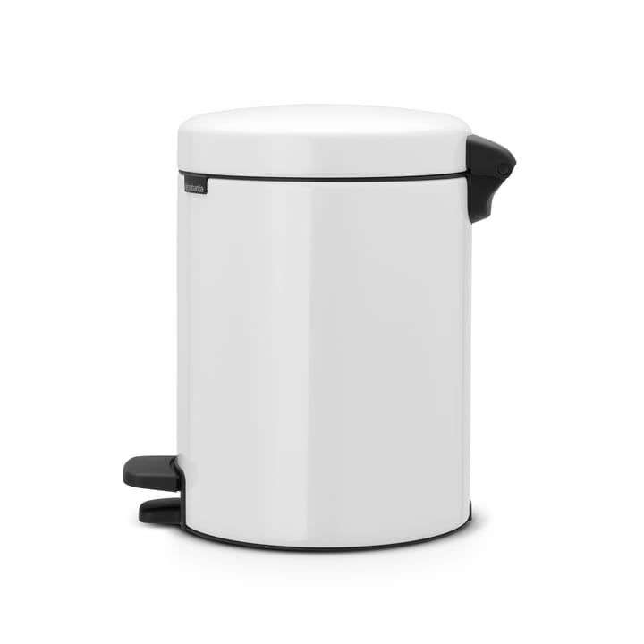 Pattumiera a pedale New Icon da 5 litri, bianco Brabantia