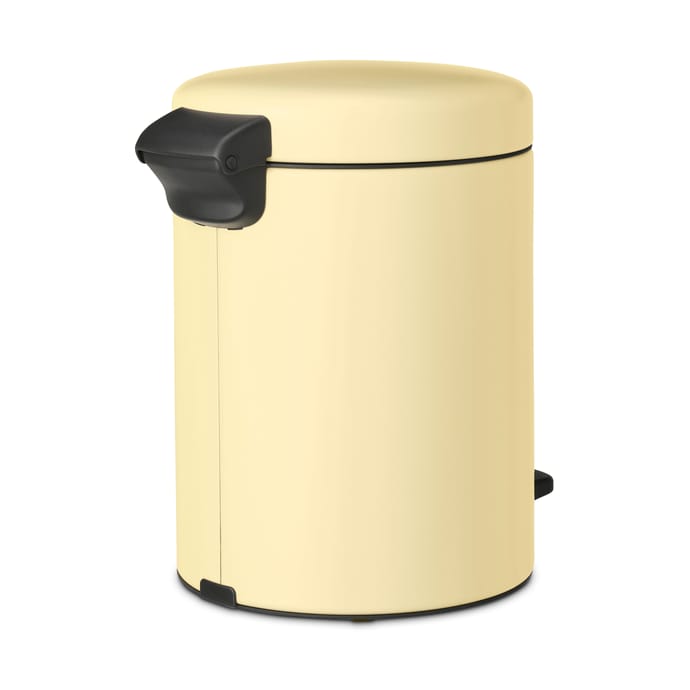 Pattumiera a pedale New Icon da 5 litri, Giallo Tenue Brabantia