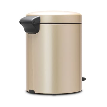 Pattumiera a pedale New Icon da 5 litri - Metallic Gold - Brabantia