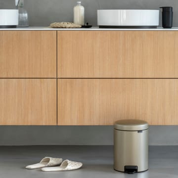 Pattumiera a pedale New Icon da 5 litri - Metallic Gold - Brabantia