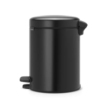 Pattumiera a pedale New Icon da 5 litri - nero opaco - Brabantia