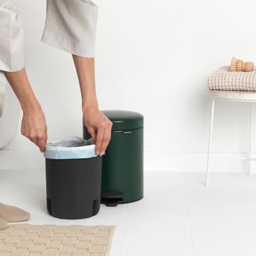 Pattumiera a pedale New Icon da 5 litri - pine green - Brabantia