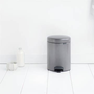 Pattumiera a pedale New Icon da 5 litri - platinum - Brabantia