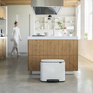 Pattumiera a pedali Bo 36 L - bianco - Brabantia