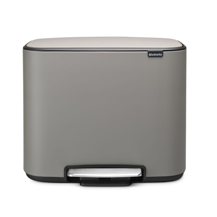 Pattumiera a pedali Bo 36 L, mineral concrete grey Brabantia