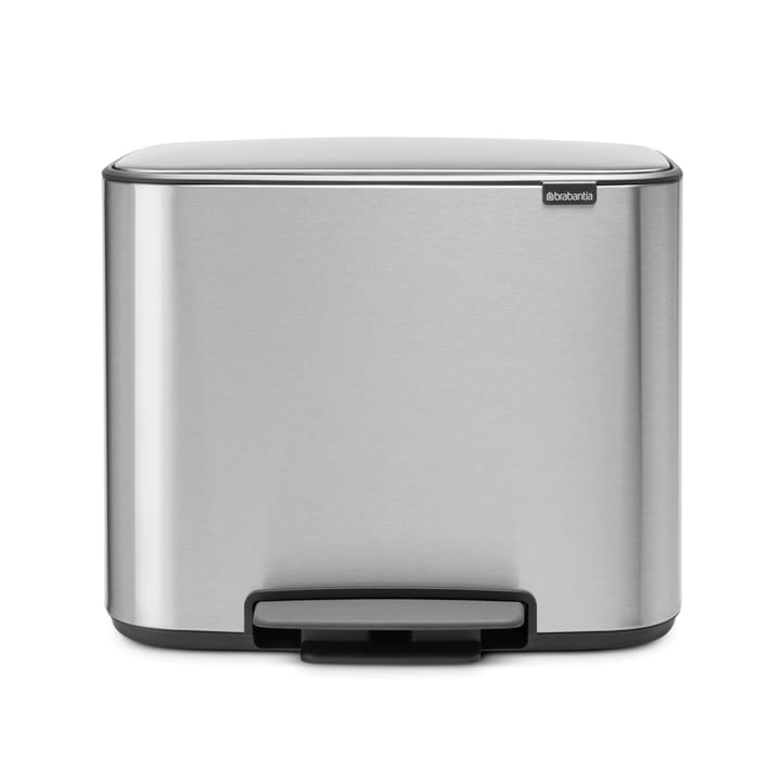 Pattumiera a pedali Bo 36 L - mineral steel FFP - Brabantia