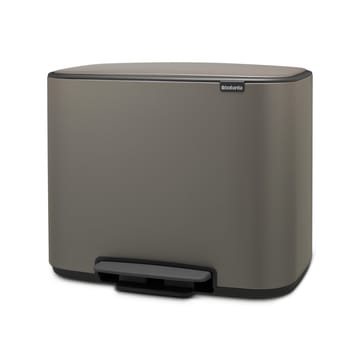 Pattumiera a pedali Bo 36 L - platinum - Brabantia