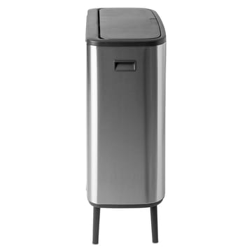 Pattumiera touch alta Bo 2x30 L - acciaio spazzolato opaco - Brabantia