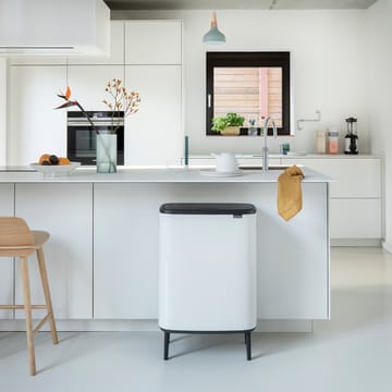 Pattumiera touch alta Bo 2x30 L - Bianco - Brabantia