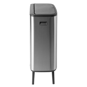 Pattumiera touch alta Bo 60 L - acciaio spazzolato opaco - Brabantia