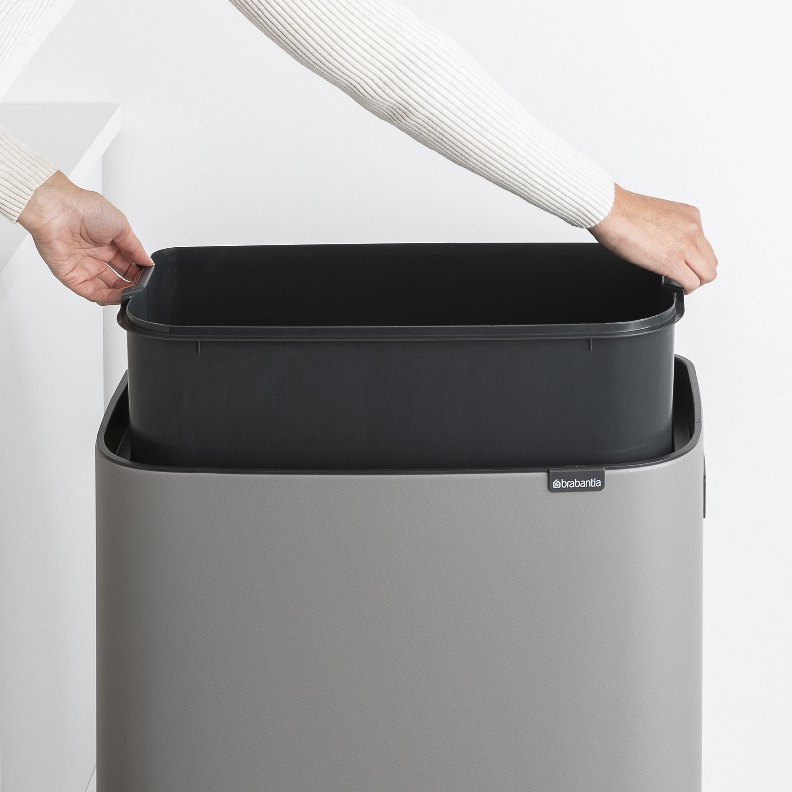 Pattumiera touch alta Bo 60 L da Brabantia →