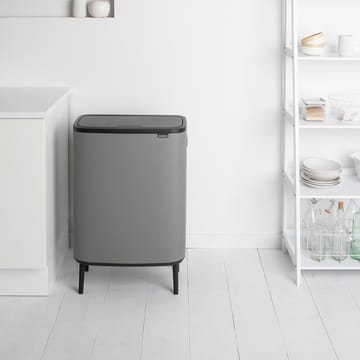 Pattumiera touch alta Bo 60 L - Mineral concrete grey - Brabantia